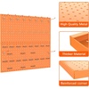image:imageTORACK Metal Pegboard Wall Tool Organizer 24 x 24 or 12 x 48 70 PCS Tools Storage Pegboard for Garage Peg Board Tool Organizer Board with Hooks for WorkbenchGreyOrange