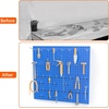 image:imageTORACK Metal Pegboard Wall Tool Organizer 24 x 24 or 12 x 48 70 PCS Tools Storage Pegboard for Garage Peg Board Tool Organizer Board with Hooks for WorkbenchGreyBlue