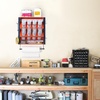 image:imageTORACK Spray Paint Can Holder Wall Mount Heavy Duty Metal Spray Can Holder for Garage Paint Can Storage Rack for Shop Holds Up to 100 lbsHolds 8 cans