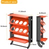 image:imageTORACK Spray Paint Can Holder Wall Mount Heavy Duty Metal Spray Can Holder for Garage Paint Can Storage Rack for Shop Holds Up to 100 lbsHolds 8 cans