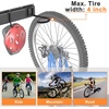 image:imageTORACK Wall Mounted Bike Storage Rack Vertical Bikes Storage for Garage 5 Bikes Hangers for Wall Modular Bicycle Storage Rack3 Rails 5 Bike Hooks 3 Helmet Hooks
