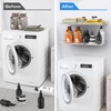 image:imageTORACK WallMounted Storage Shelves MixedSize Garage Floating Shelving for Closet amp Laundry Room HeavyDuty Wall Shelf Holds Up to 65 lbsBlackWhite