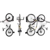 image:imageTORACK BIKEPAL No Lifting Swivel Bike Racks Space Saving Wall Mounted Bike Holder for Garage Bike Wall Hangers for Vertical Bike Storage 4 Pack4Pack