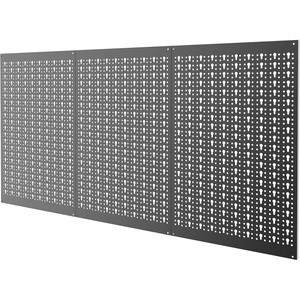 image:imageTORACK 3 PCS Metal Pegboard Panels16x24 inch for Wall Garage Tools Storage Pegboard for Workbench Modular Peg Board Tool Organizer Board KitPack of 3 GreyBlack