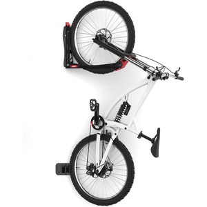 image:imageTORACK BIKEPAL No Lifting Swivel Bike Racks Space Saving Wall Mounted Bike Holder for Garage Bike Wall Hangers for Vertical Bike Storage 4 Pack1Pack