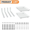 image:imageTORACK 2 Pack 12x24 inch WallMounted Shelf Garage Wall Shelves for Closet amp Laundry Room HeavyDuty Floating Shelf Hold Up to 60 lbsWhiteWhite