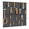 image:imageTORACK 2Pack 12x24 inch Metal Pegboard Panels for Garage Wall Tool Organizer Pegboard for Workbench Workshop Tool Storage Peg Board for PegsBlack12x24 in