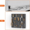 image:imageTORACK 2Pack 12x24 inch Metal Pegboard Panels for Garage Wall Tool Organizer Pegboard for Workbench Workshop Tool Storage Peg Board for PegsBlack12x24 in