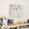image:imageTORACK 2Pack 12x24 inch Metal Pegboard Panels for Garage Wall Tool Organizer Pegboard for Workbench Workshop Tool Storage Peg Board for PegsBlack12x24 in