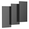 image:imageTORACK 2Pack 12x24 inch Metal Pegboard Panels for Garage Wall Tool Organizer Pegboard for Workbench Workshop Tool Storage Peg Board for PegsBlack12x24 in