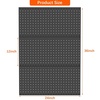 image:imageTORACK 2Pack 12x24 inch Metal Pegboard Panels for Garage Wall Tool Organizer Pegboard for Workbench Workshop Tool Storage Peg Board for PegsBlack12x24 in