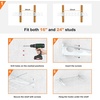 image:imageTORACK Garage 24x48 in2x4 ft Wall Shelves Heavy Duty Wall Mounted Wire Shelves for Garage Floating Shelf for WallBlack Pack of 2White