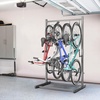 image:imageTORACK Garage Freestanding Hanging Bike Stand with Wheels Heavy Duty Rolling 5 Bikes Vertical Bike Storage Stand Floor Bike Storage Rackfor 5 BikesBike stand for 4 bikes