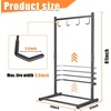 image:imageTORACK Garage Freestanding Hanging Bike Stand with Wheels Heavy Duty Rolling 5 Bikes Vertical Bike Storage Stand Floor Bike Storage Rackfor 5 BikesBike stand for 4 bikes