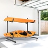 image:imageTORACK HeavyDuty Rolling Kayak Rack Freestanding Kayak Storage Stand Garage Kayak Holder with Wheels2tier Rolling