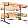 image:imageTORACK HeavyDuty Rolling Kayak Rack Freestanding Kayak Storage Stand Garage Kayak Holder with Wheels4tier Rolling