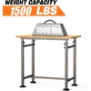 image:imageTORACK Adjustable Workbench with Rubberwood Top 32 x 18 HeavyDuty Garage Work Table Height Adjustable 2838 Supports Up to 1500 lbs32 x 18 inch