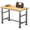image:imageTORACK Adjustable Workbench with Rubberwood Top 32 x 18 HeavyDuty Garage Work Table Height Adjustable 2838 Supports Up to 1500 lbs4775 x 2325 inch