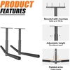 image:imageTORACK HeavyDuty Ceiling Kayak Rack for Garage Ceiling KayakBoard HangerFor 2 Kayaks