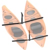 image:imageTORACK HeavyDuty Ceiling Kayak Rack for Garage Ceiling KayakBoard HangerFor 2 Kayaks