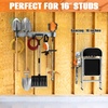 image:imageTORACK Wall Mount Garden Tool Organizer Folding Chair Wall Hook 32 inSilver