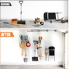 image:imageTORACK Wall Mount Garden Tool Organizer Folding Chair Wall Hook 32 inSilver