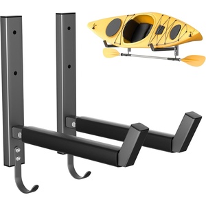 image:imageTORACK WallMounted Kayak Rack Garage HeavyDuty Kayak Hangers with Paddle Hooks 200 lbs Capacity SpaceSaving Wall Storage for KayaksFor 1 Kayak